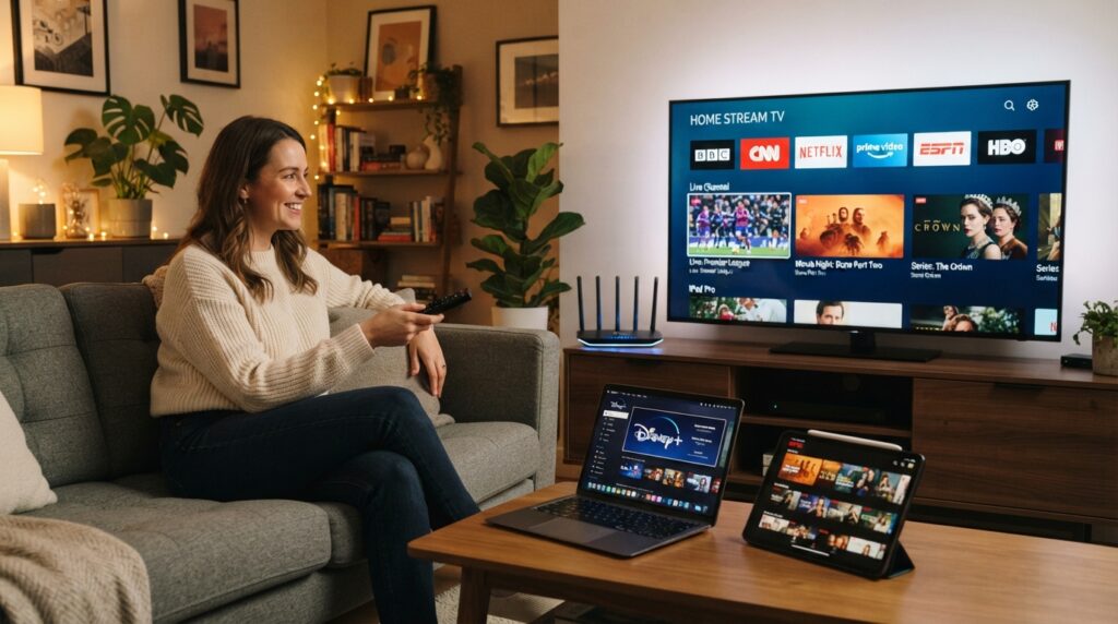 Connexion internet et appareils compatibles IPTV